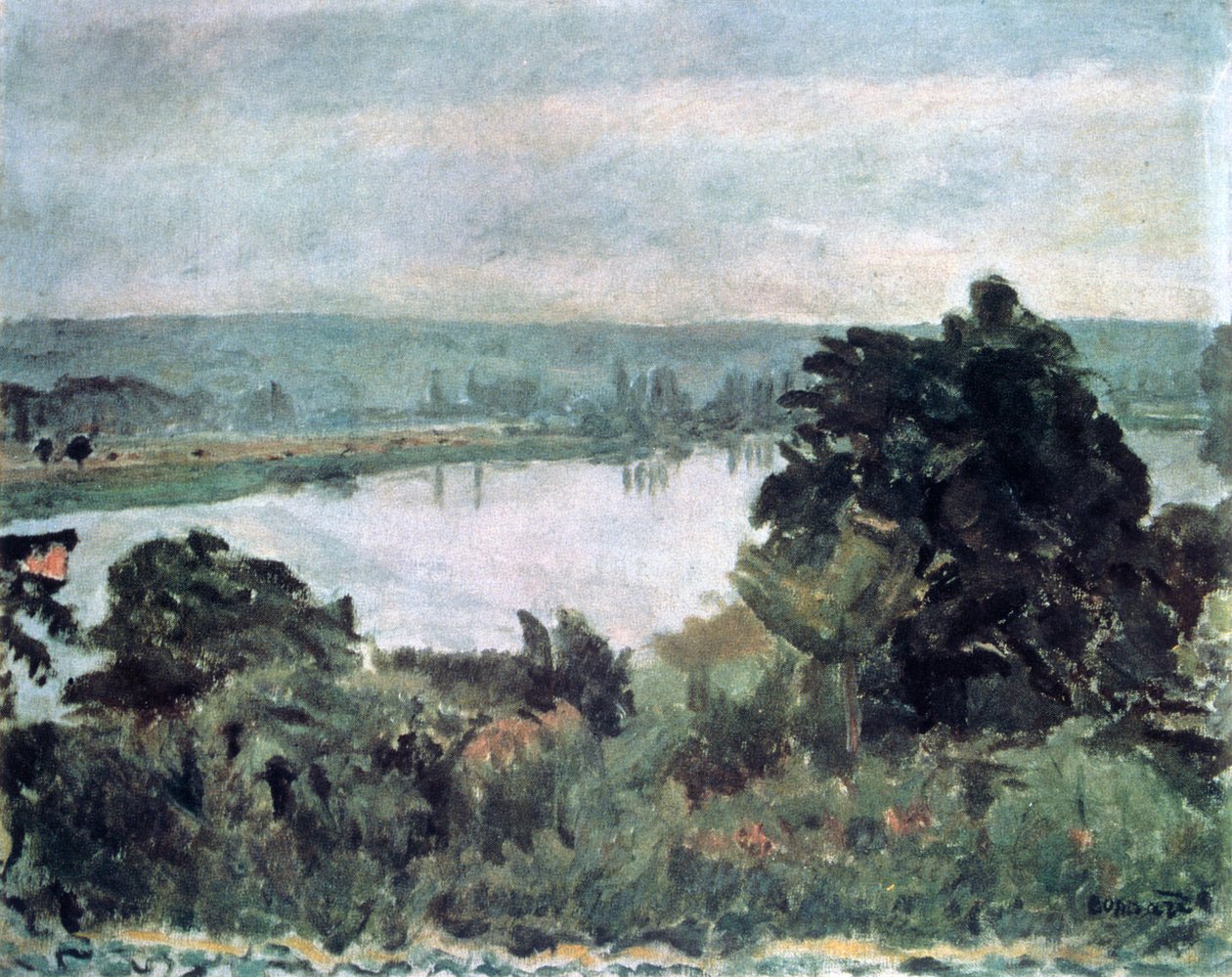 O Siene perto de Vernon, c1911 de Pierre Bonnard