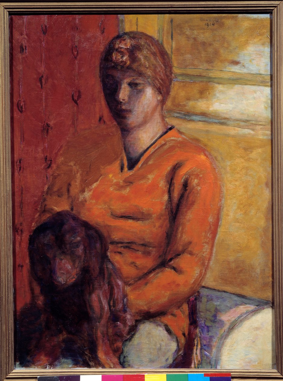 A mulher-cão. Pintura de Pierre Bonnard (1867-1947), século XX. Grenoble, Musee des Beaux Arts. de Pierre Bonnard