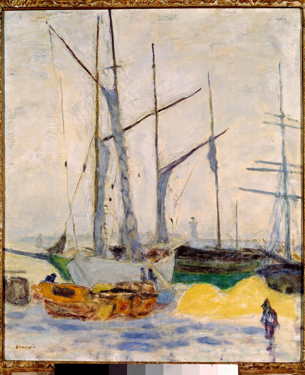 O porto de Cannes de Pierre Bonnard