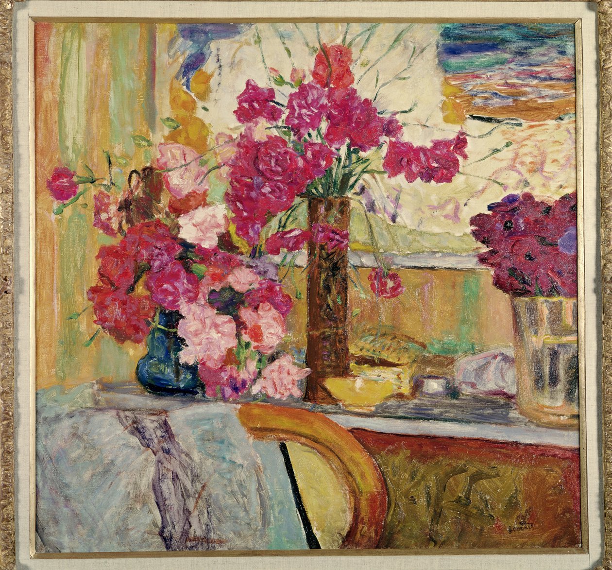Três Bouquets de Pierre Bonnard