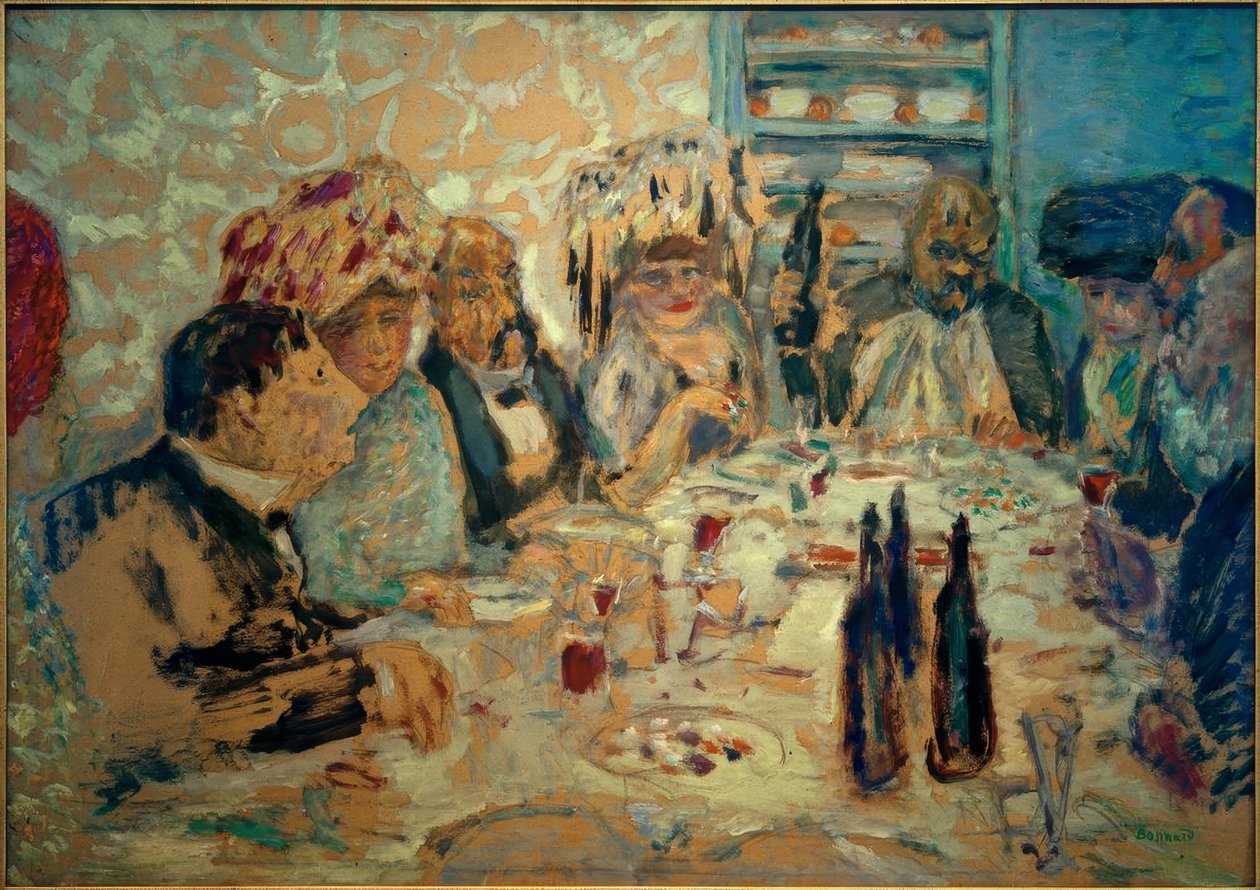 Um jantar no Vollard ou na adega de Vollard de Pierre Bonnard