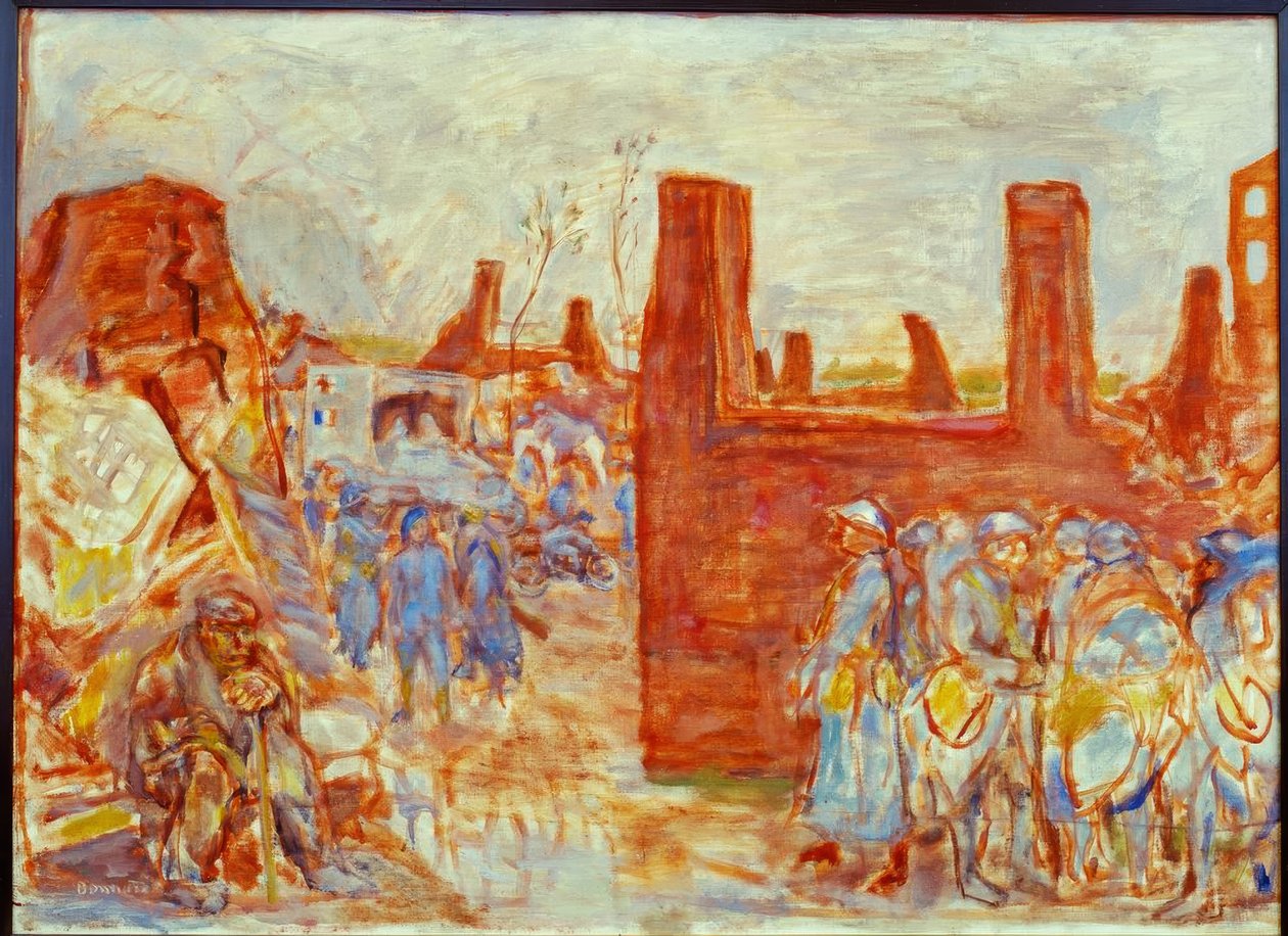 Aldeia arruinada em torno de Ham de Pierre Bonnard