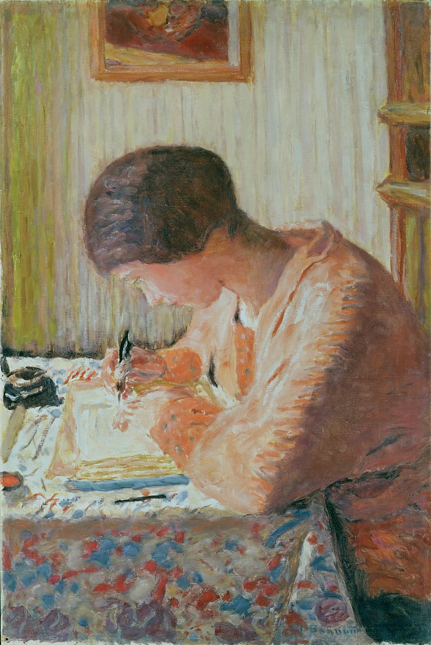 Mulher escrita de Pierre Bonnard