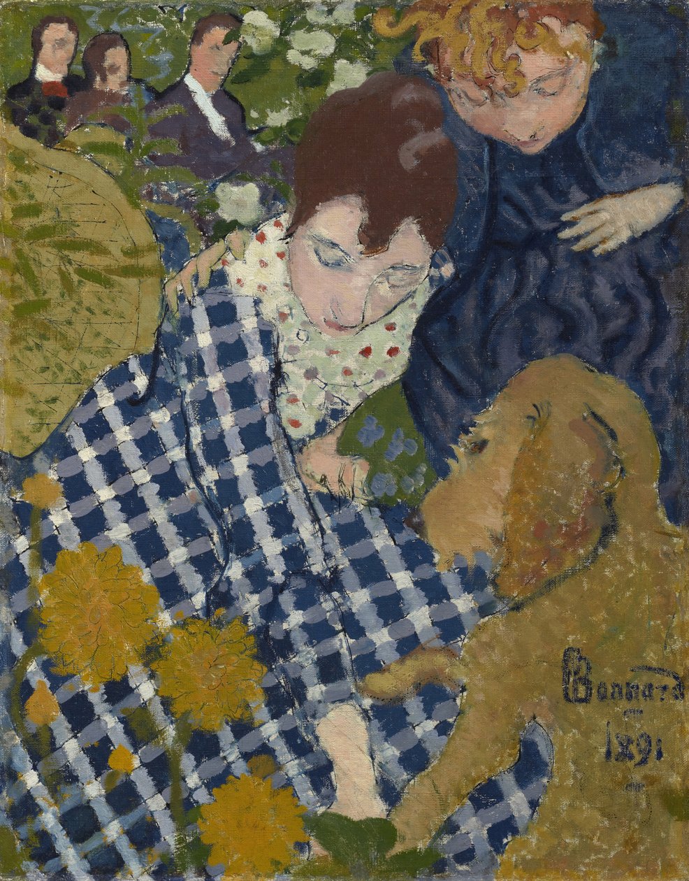 Mulheres com Cão de Pierre Bonnard