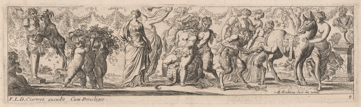 Sileno bêbado de Pierre Brebiette