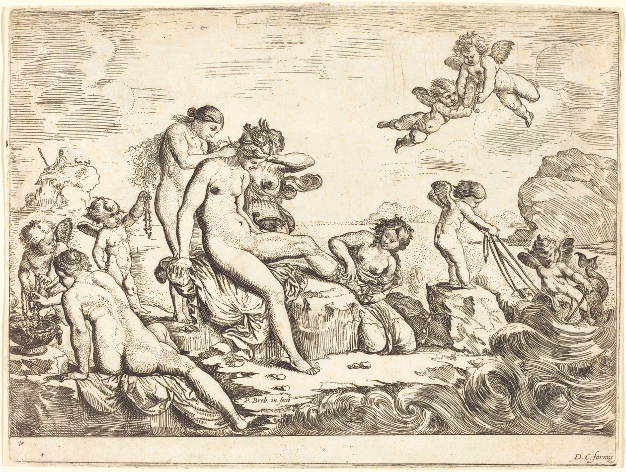 O banheiro de Tétis de Pierre Brebiette