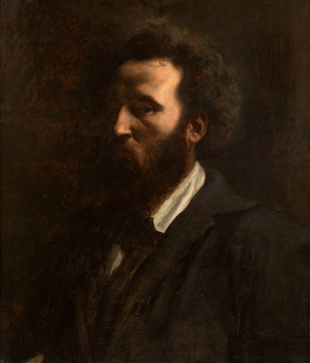 Autorretrato, 1857. de Pierre Cécil Puvis de Chavannes