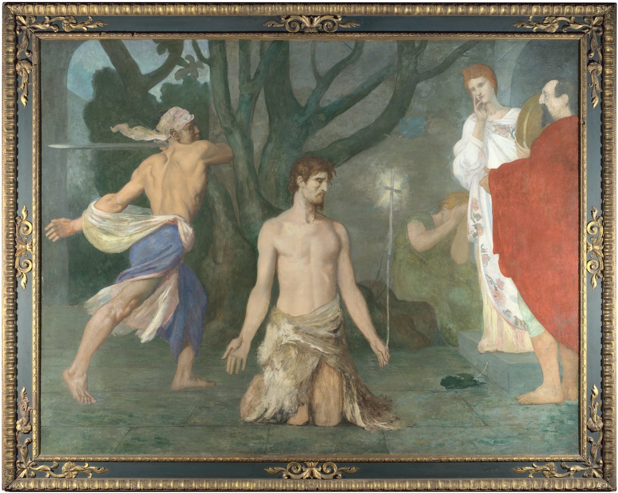 A decapitação de São João Batista, c. 1869 de Pierre Puvis de Chavannes