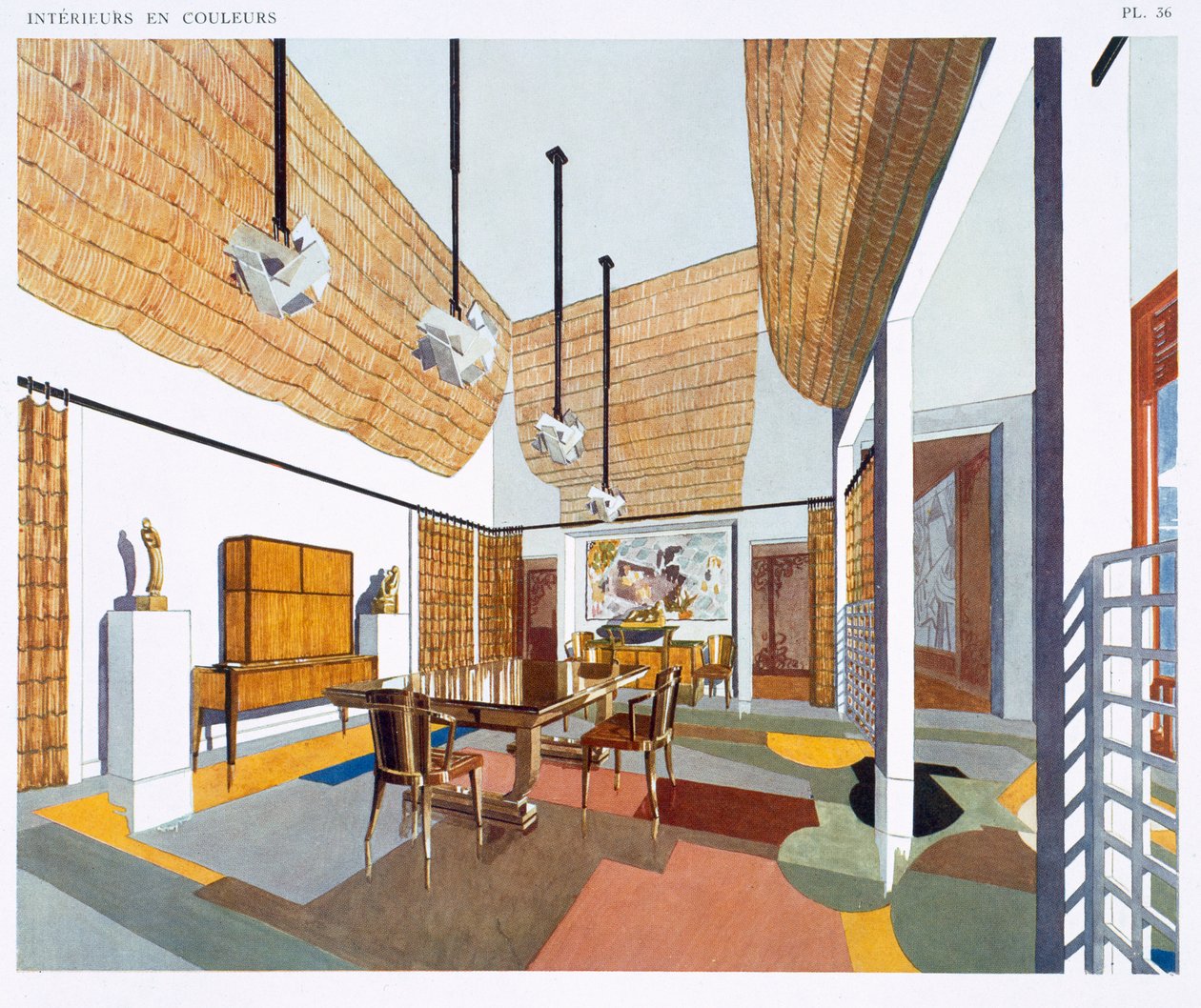 Sala de jantar em estilo colonial, de 