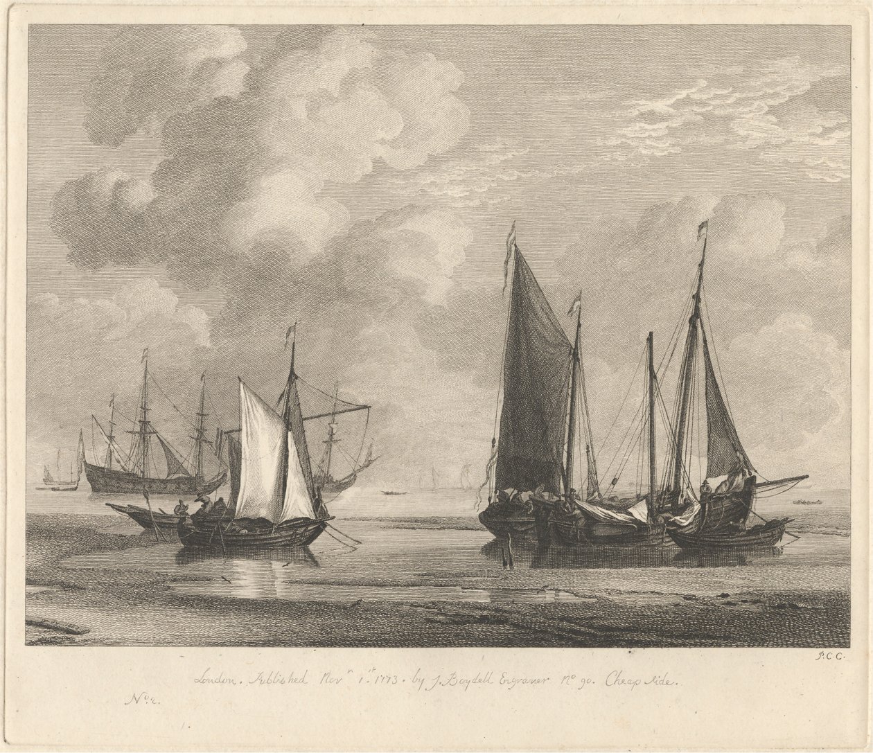 Estudo Marinho nº 2 de Pierre Charles Canot