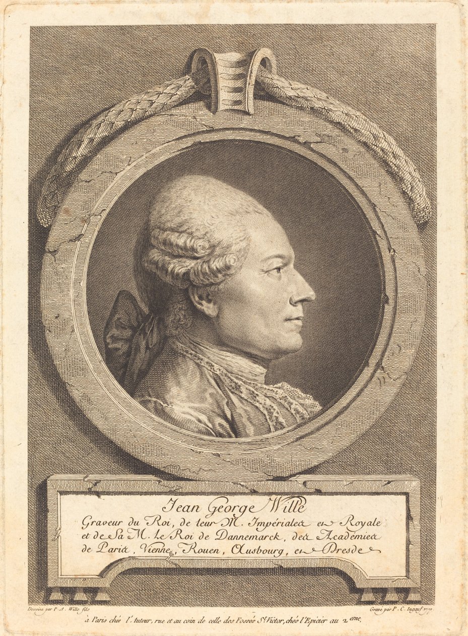 Jean George Wille de Pierre Charles Ingouf after Pierre Alexandre Wille