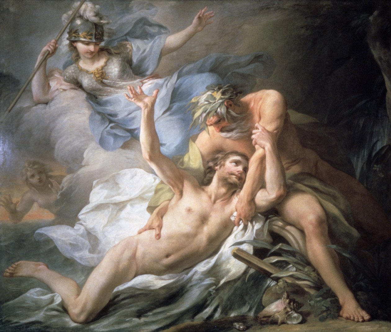 Terras de Ulisses na ilha de Calypso, 1737 de Pierre Charles Tremolieres