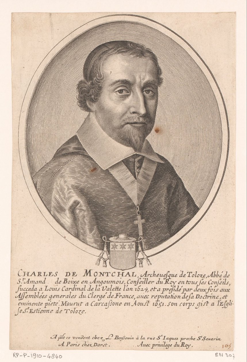 Retrato de Charles de Montchal de Pierre Daret