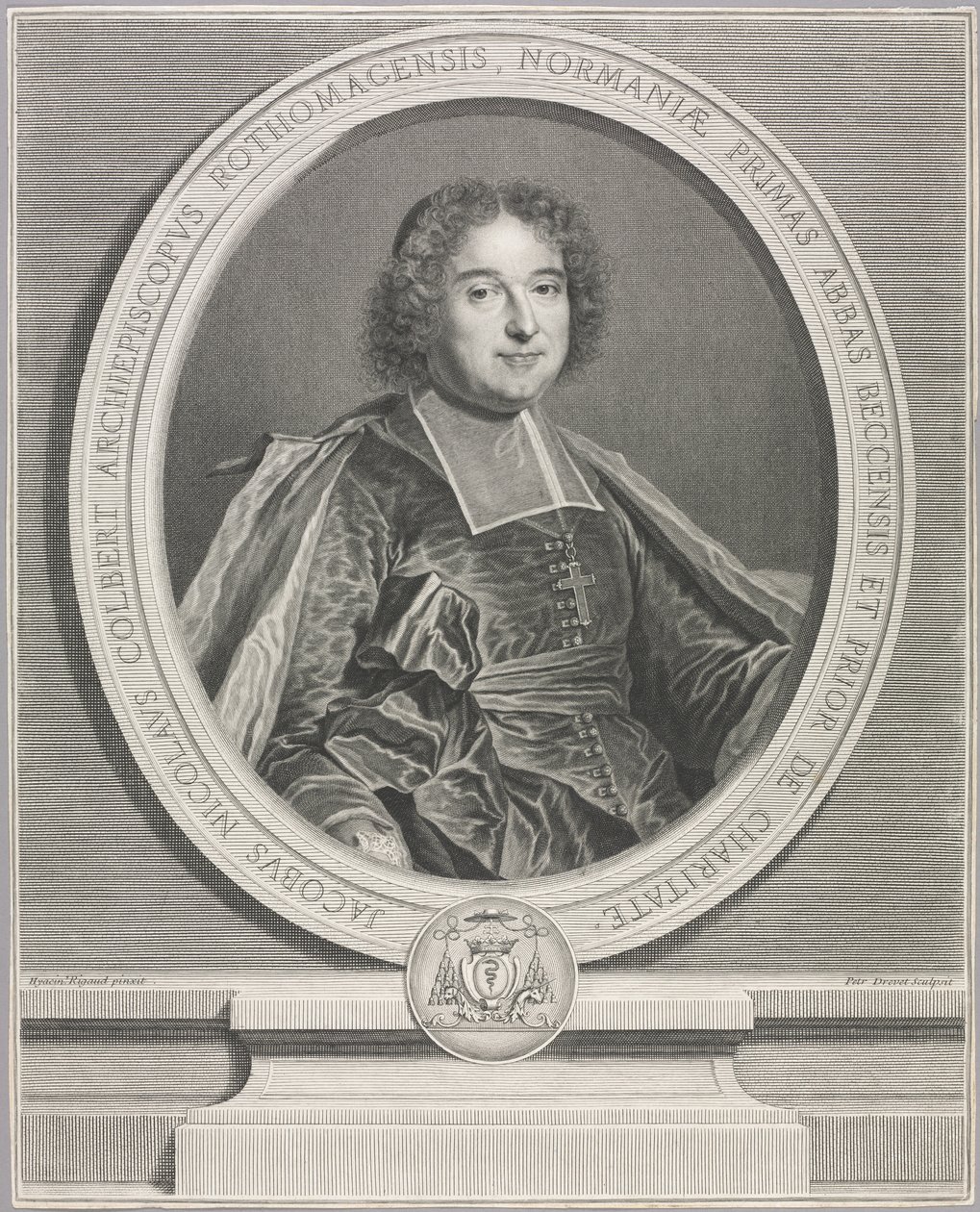 Jacques-Nicolas Colbert de Pierre Drevet