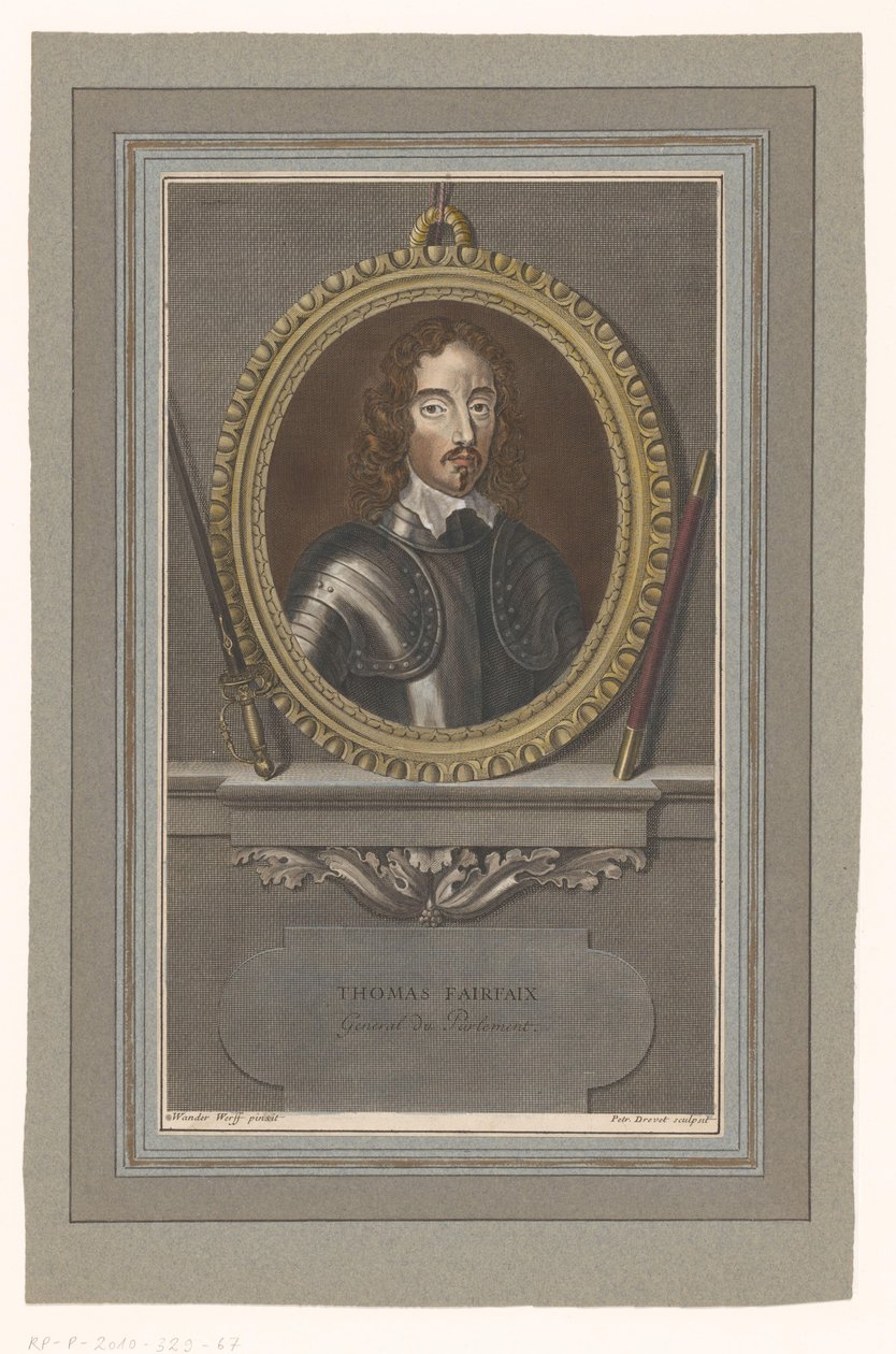 Portret van Thomas Fairfax
Thomas Fairfax (título sobre o objecto) de Pierre Drevet