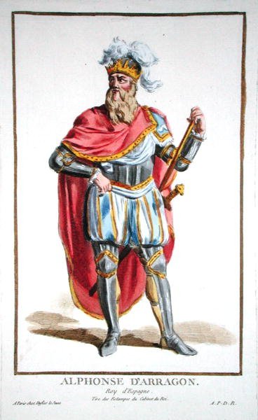 Alfonso V (1396-1458) Rei de Aragão e Sicília, de 