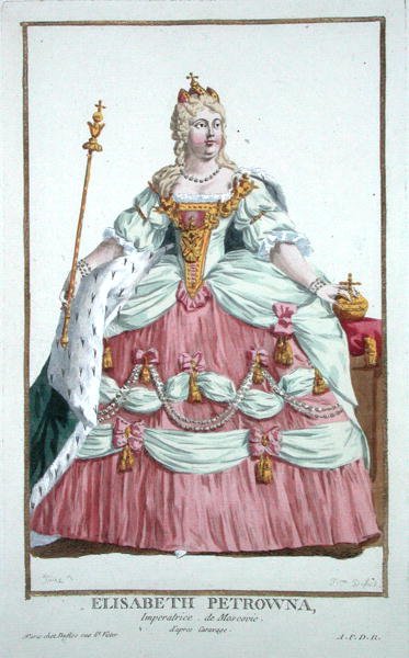 Elizabeth Petrovna (1709-62) Imperatriz da Rússia (1741-62) de 