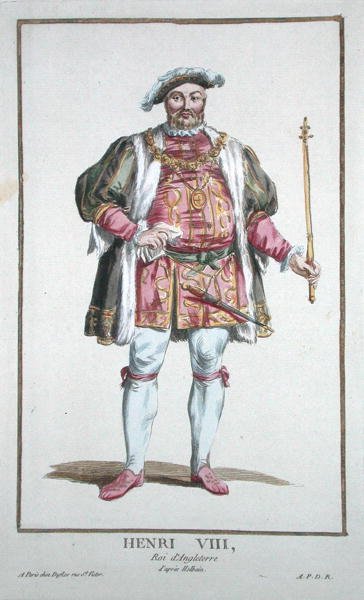 Henrique VIII (1491-1547) Rei de Inglaterra (1509-47) de 