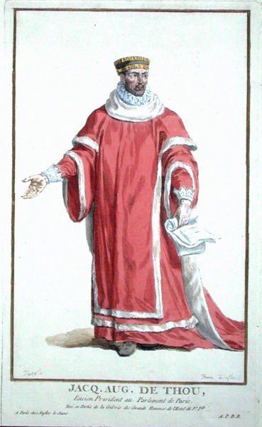 Jacques Auguste de Thou (1533-1617) de 