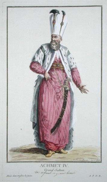 Sultão Achmet IV (r.1603-17) de 