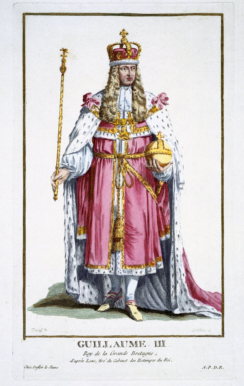 William III (1650-1702) de Orange, 1780 de Pierre Duflos