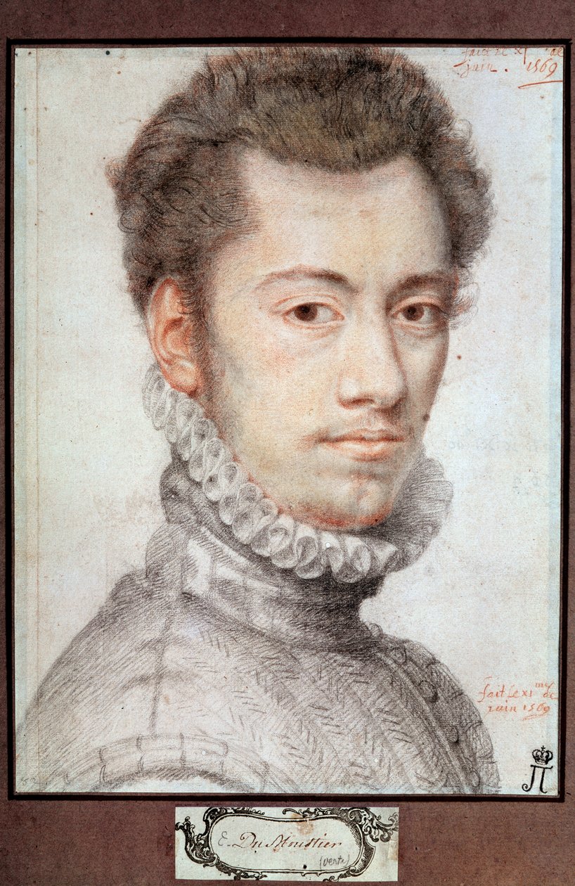 Retrato de Etienne Dumoustier, c1570 de Pierre Dumonstier I