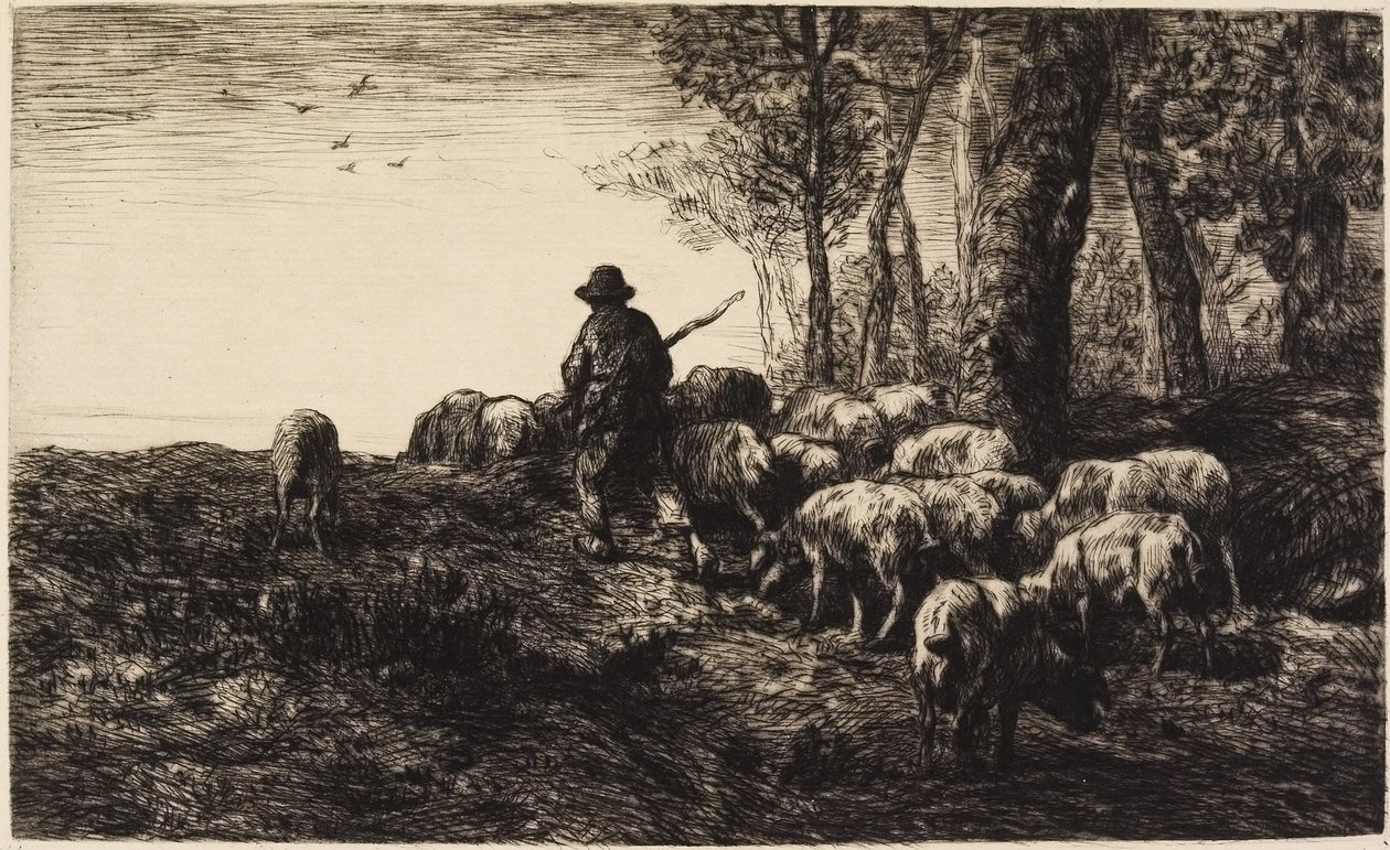 Silêncio e noite dos bosques de Pierre Edmond Alexandre Hedouin