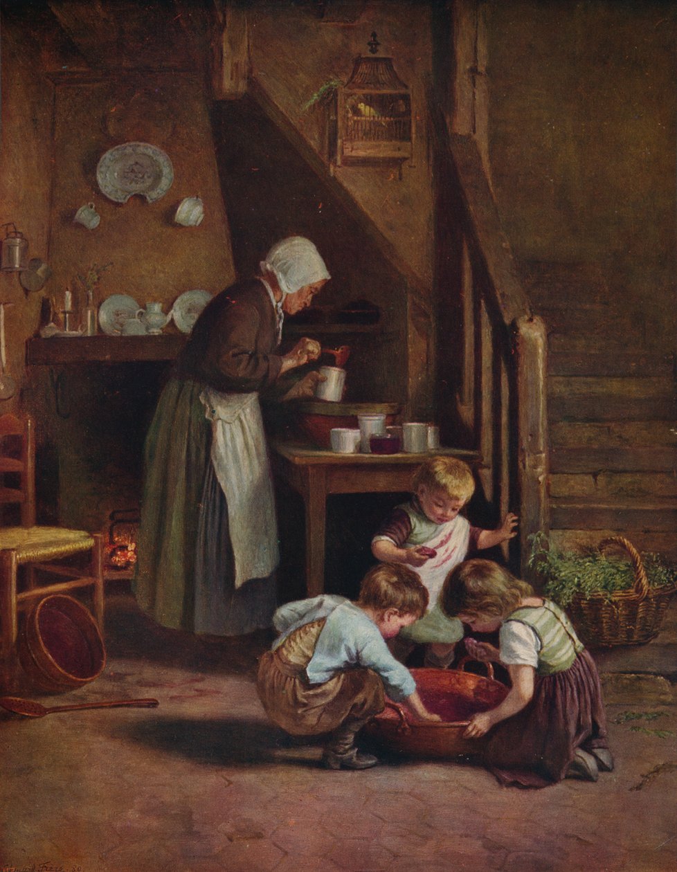 Making Jam, 1880, c1915 de Pierre Edouard Frere