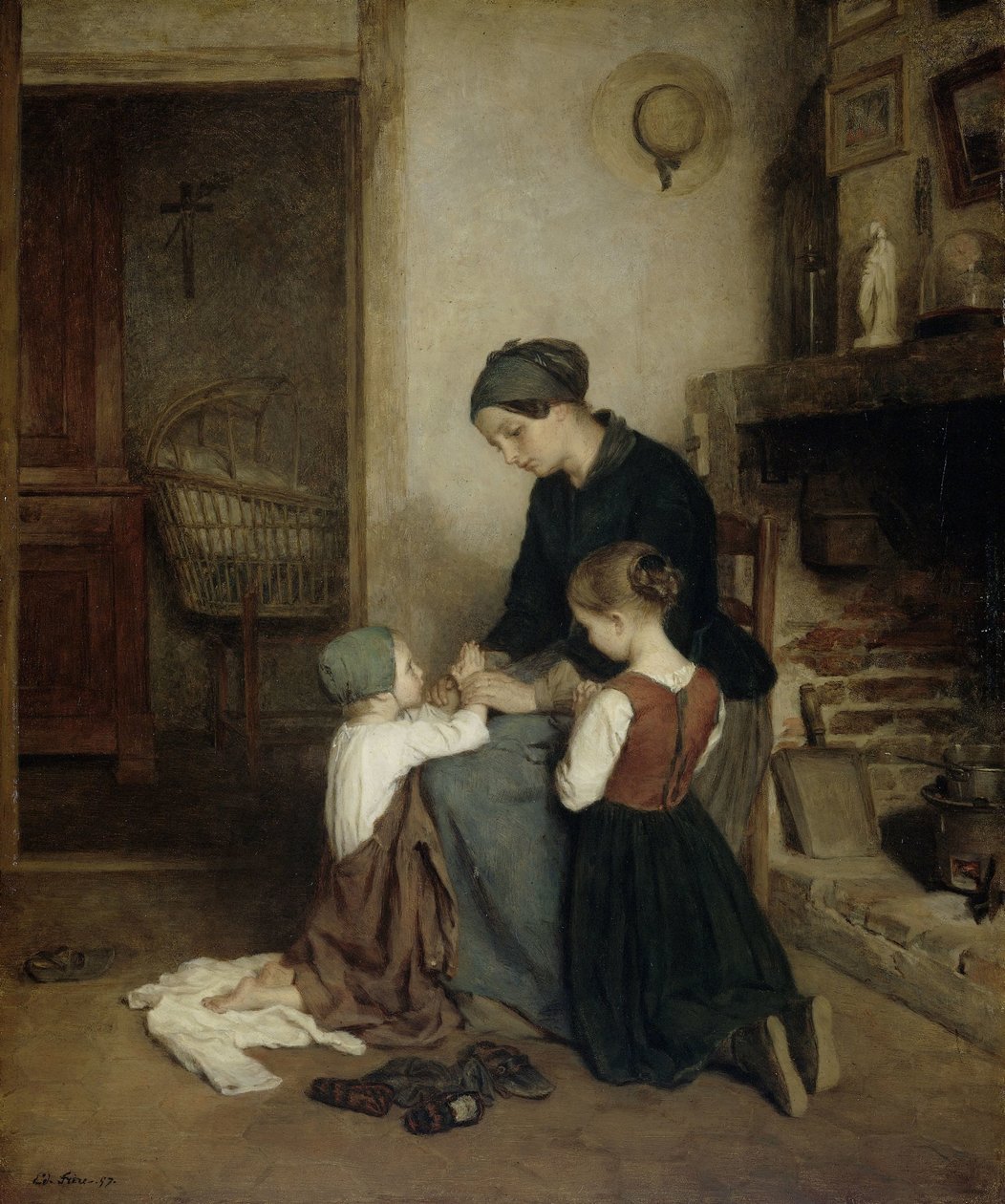 A Oração da Noite de Pierre Edouard Frere