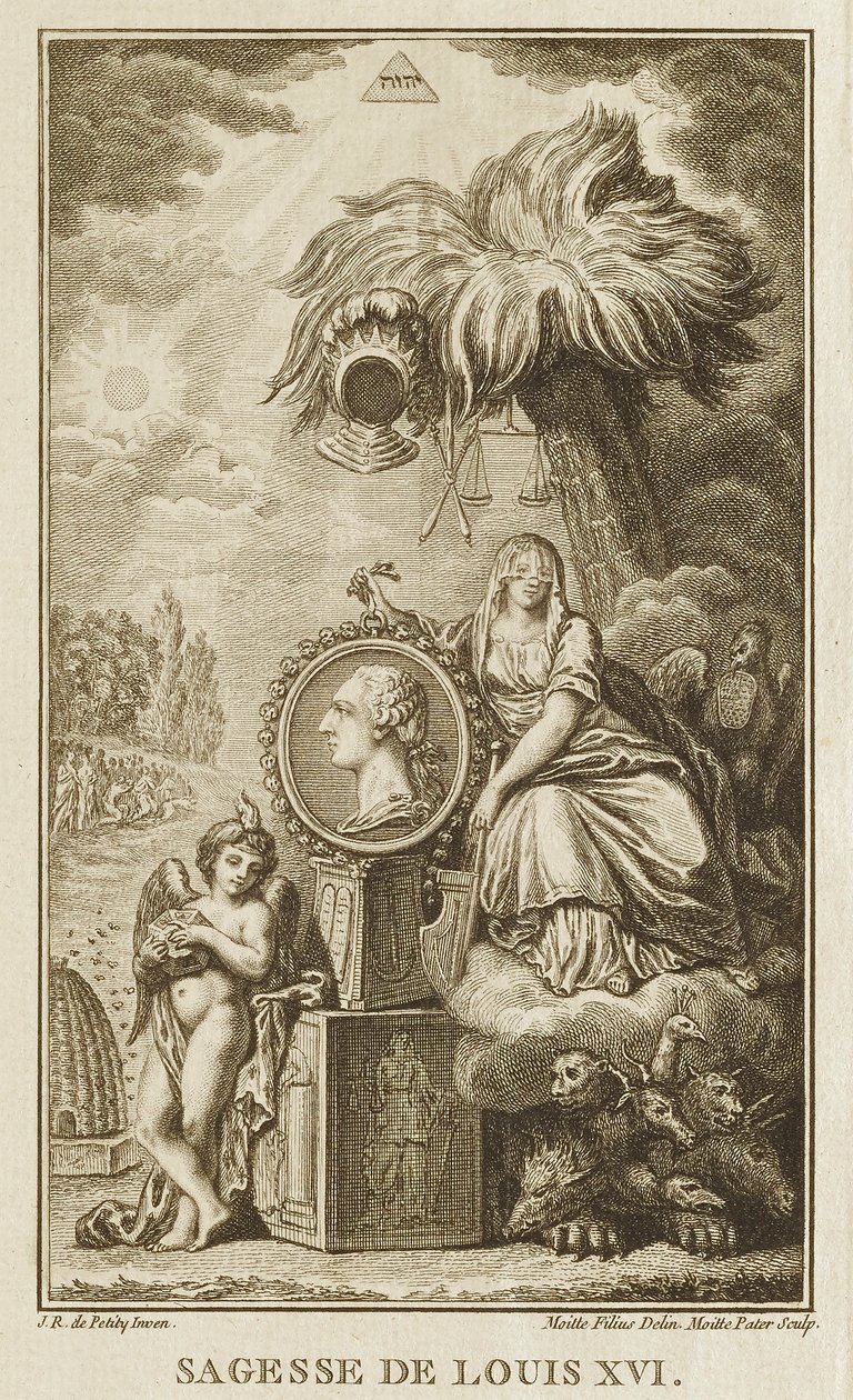 A sabedoria de Luís XVI de Pierre Etienne Moitte