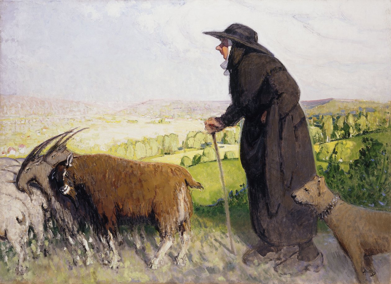 A Pastora; La Bergère de Pierre Eugene Montezin