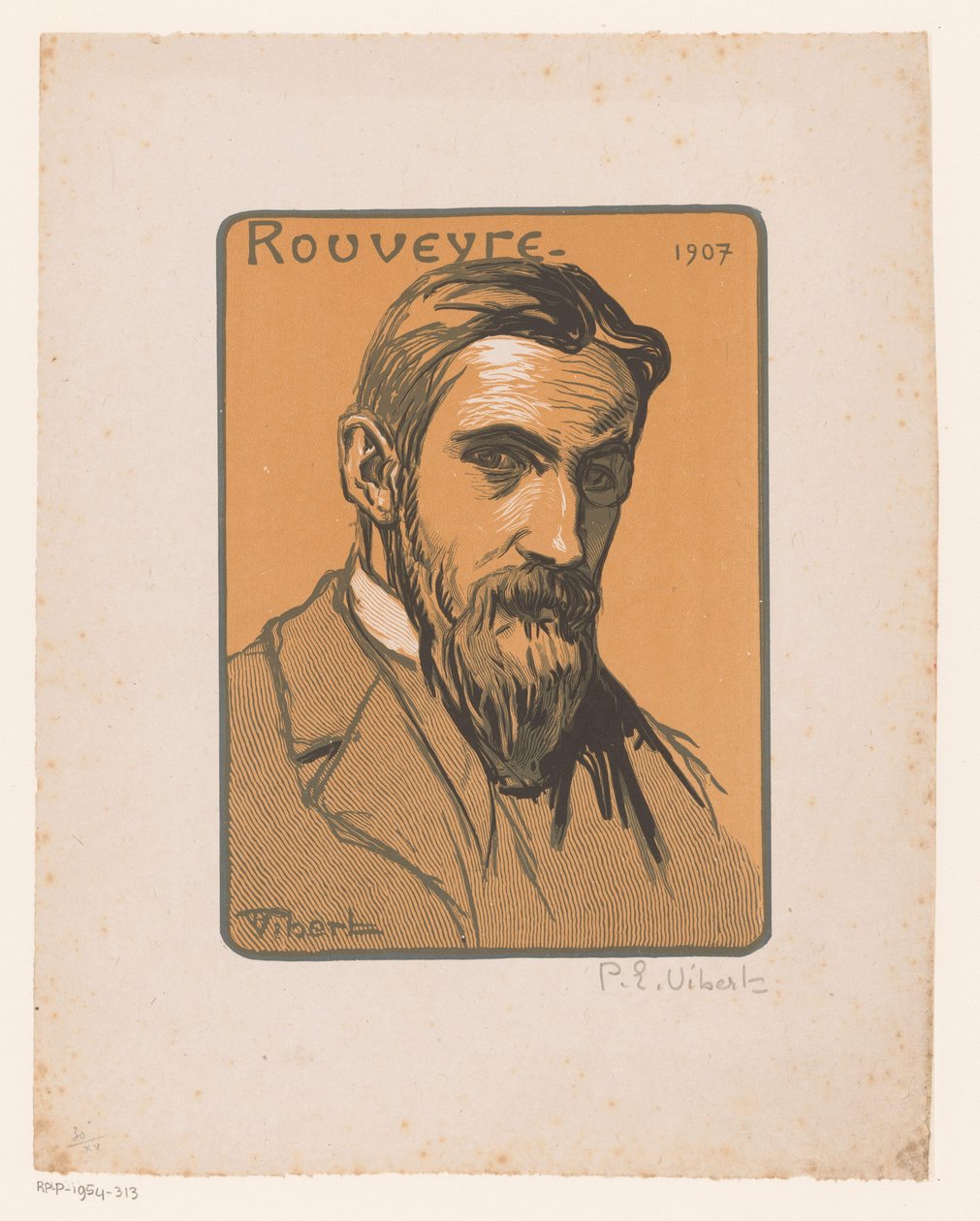 Portret van André Rouveyre
Rouveyre (título sobre o objecto) de Pierre Eugène Vibert (signed by artist)