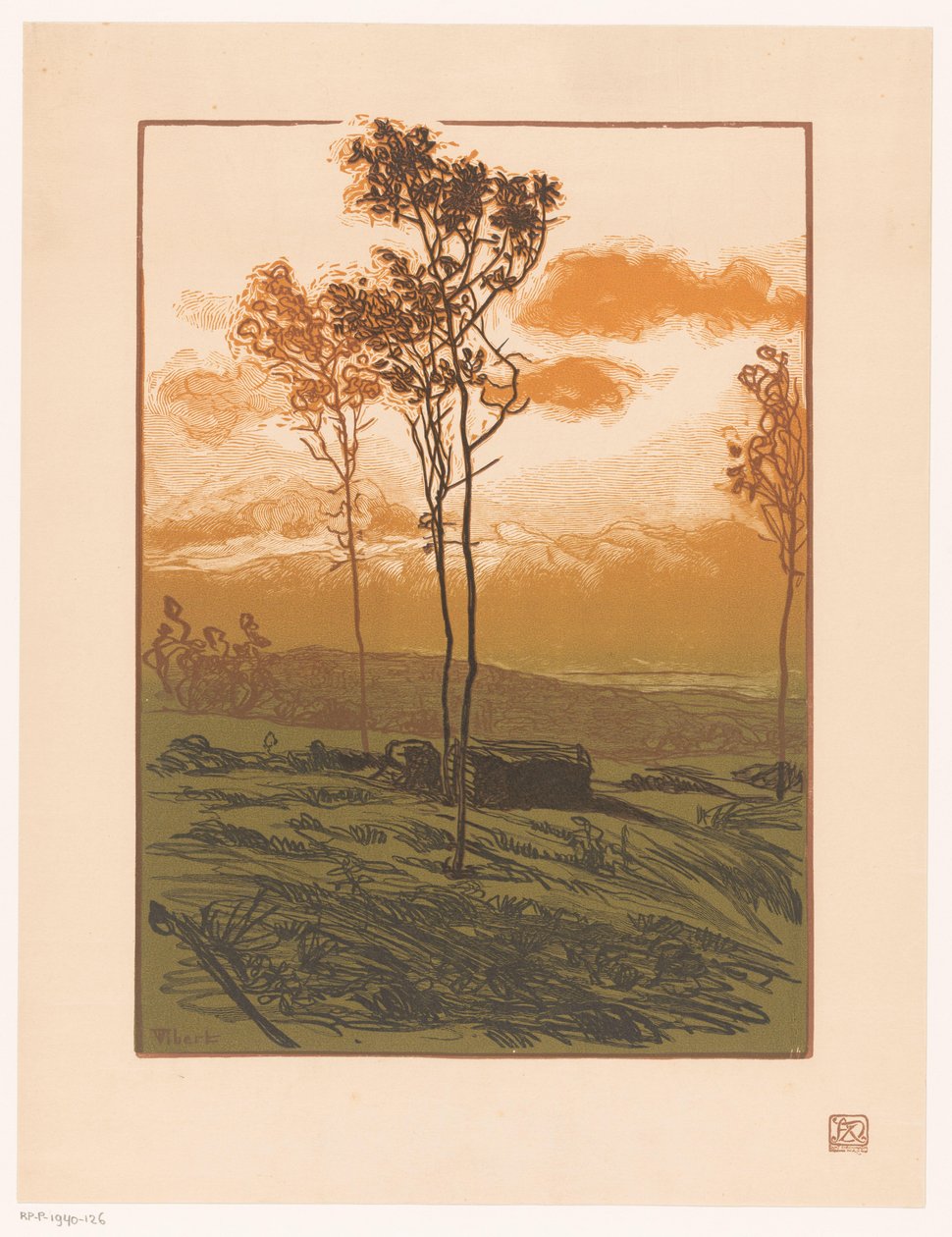 Paisagem de Pierre Eugène Vibert