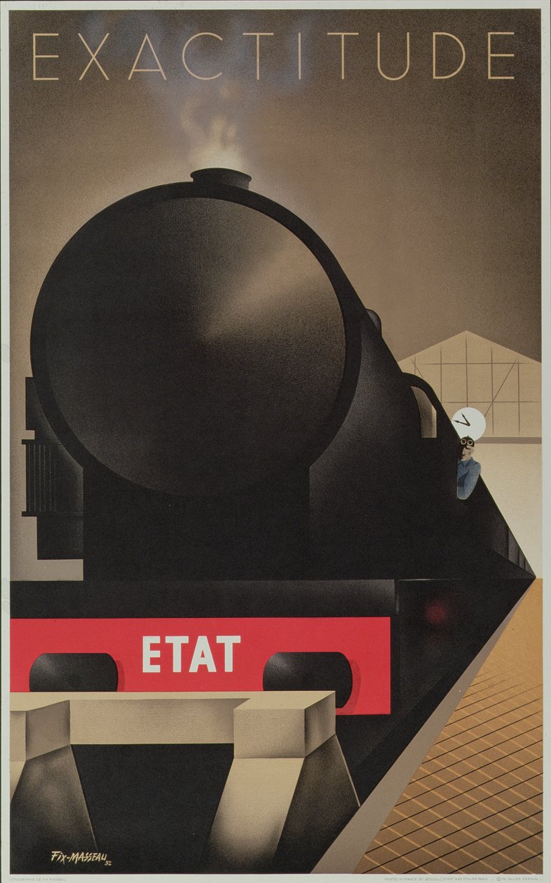 A vida da ferrovia de Pierre Felix Fix Masseau