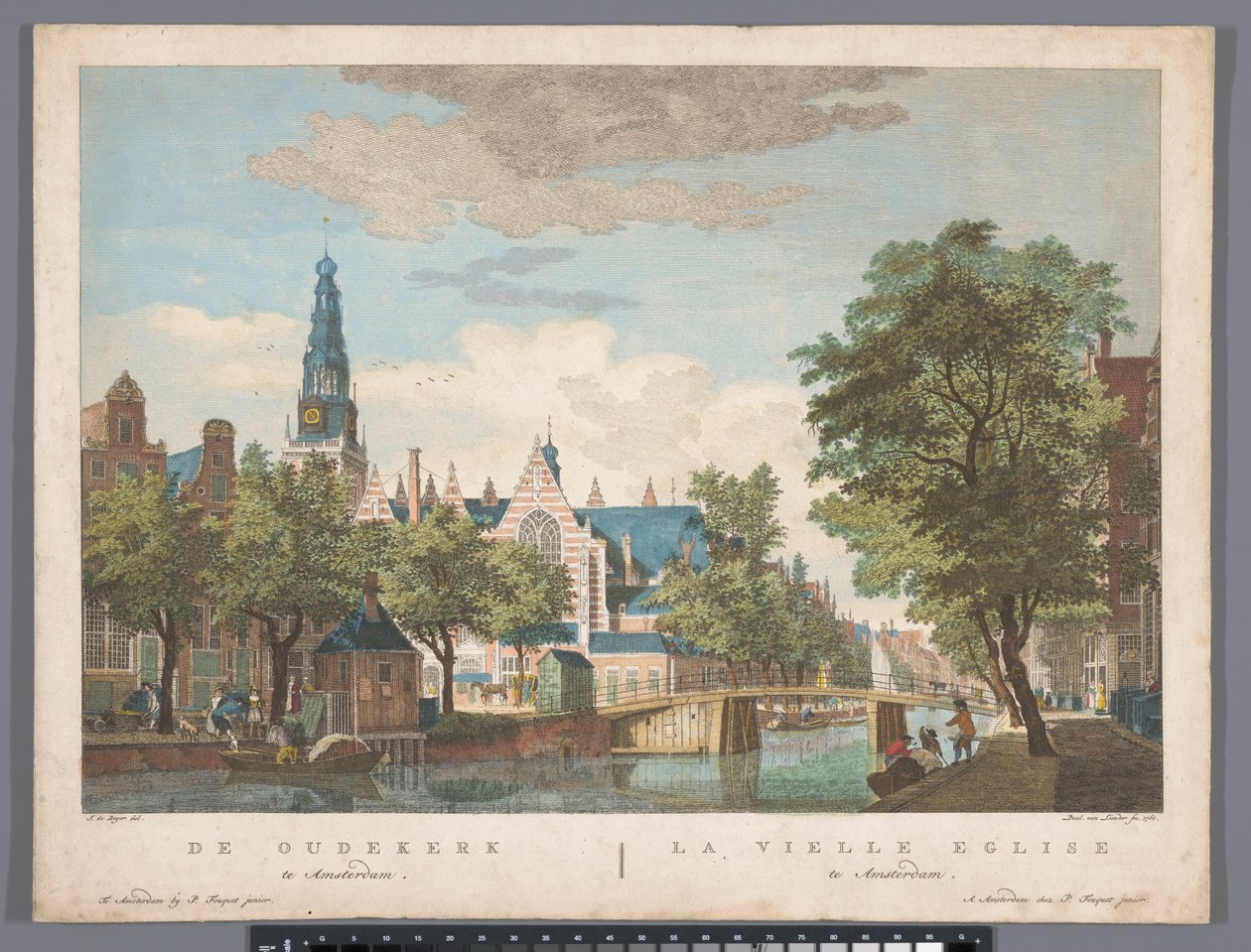 Vista da Igreja Antiga em Amesterdão
A Igreja Antiga em Amesterdão (título sobre o objecto) de Pierre Fouquet