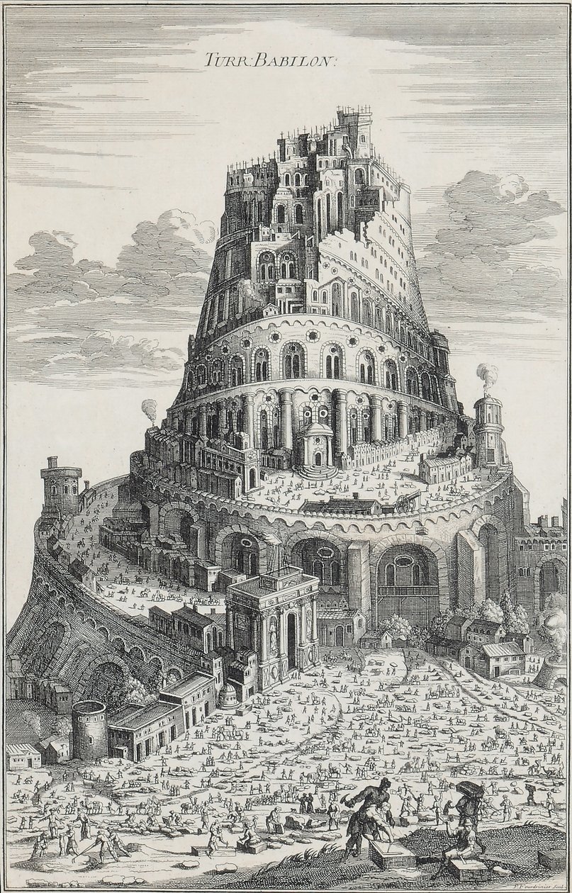 Torre de Babilon de Pierre Fourdrinier