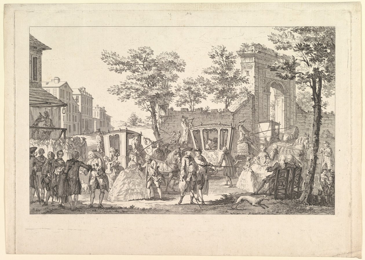 paisagem de Pierre Francois Courtois