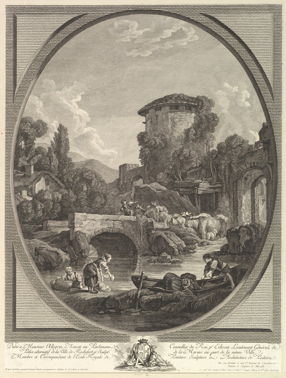 paisagem de Pierre Francois Laurent