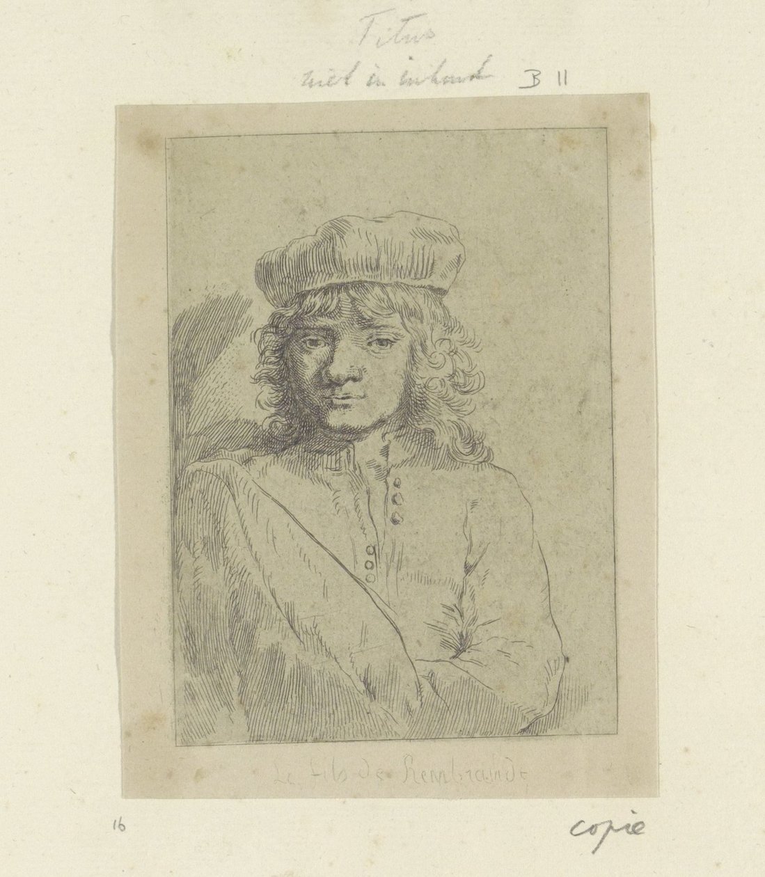 Retrato de Tito Coleção de oitenta e cinco gravuras originais (título da série) de Pierre François Basan (workshop of)