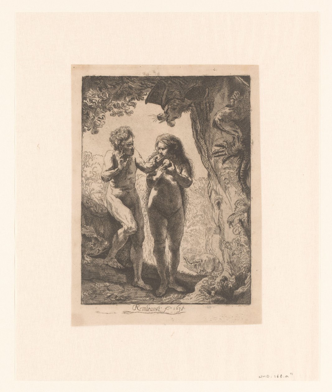Adão e Eva de Pierre François Basan