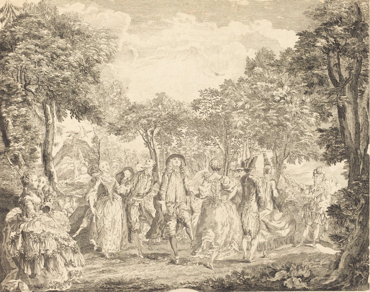 Balé na Ópera, 1761. de Pierre François Basan