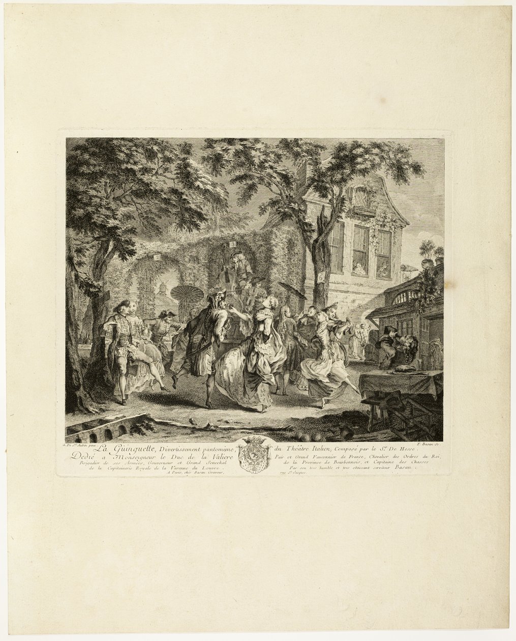O salão de dança de Pierre François Basan