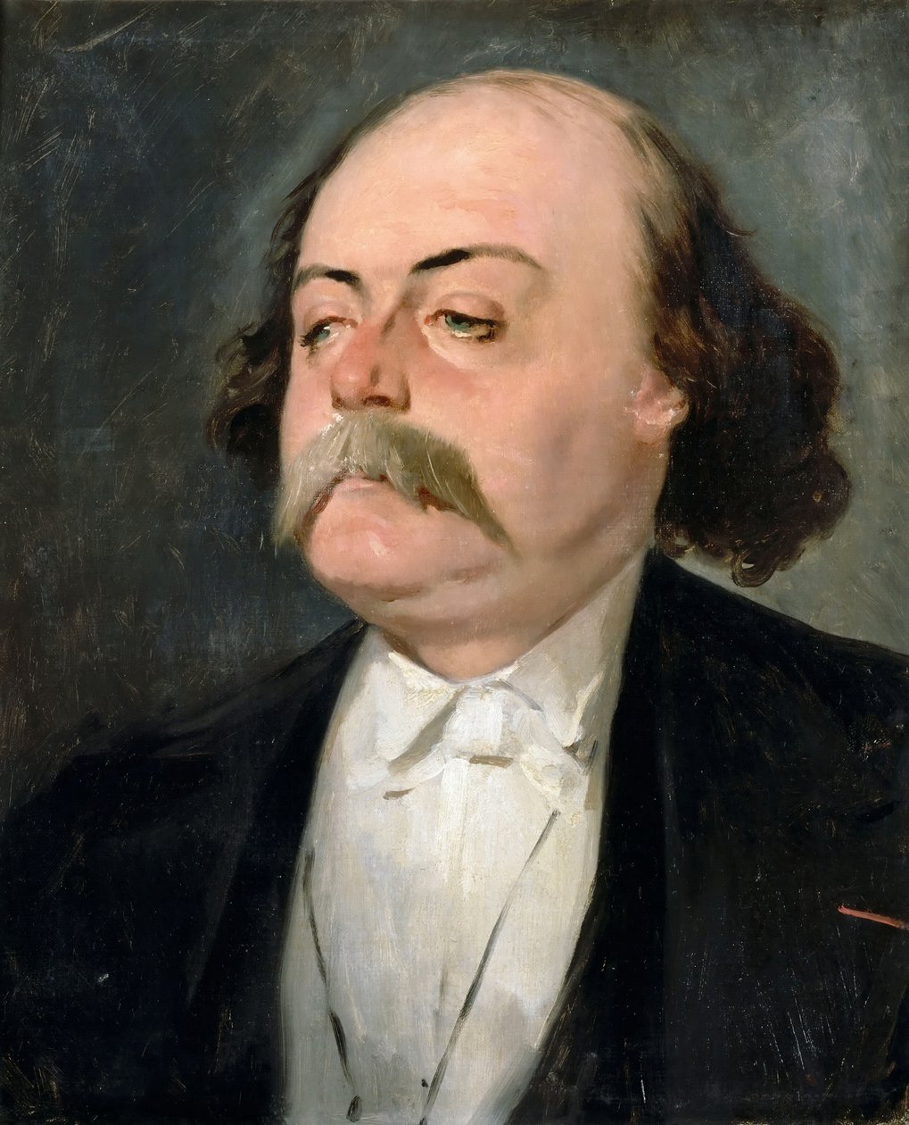 Retrato de Gustave Flaubert 1821-1880 de Pierre François Eugène Giraud
