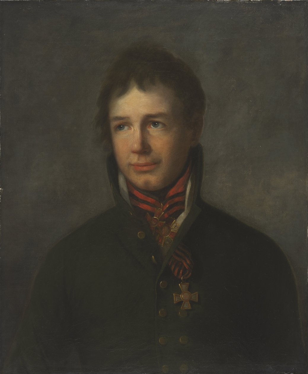 Retrato do almirante e explorador Ivan Krusenstern Adam Johann Ritter von Krusenstern 1770-184 de Pierre François Eugène Giraud