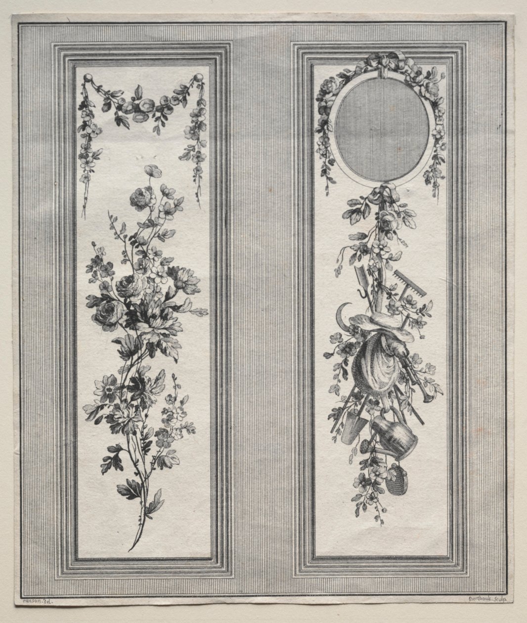 Ornamento de jardim de Pierre Gabriel Berthault