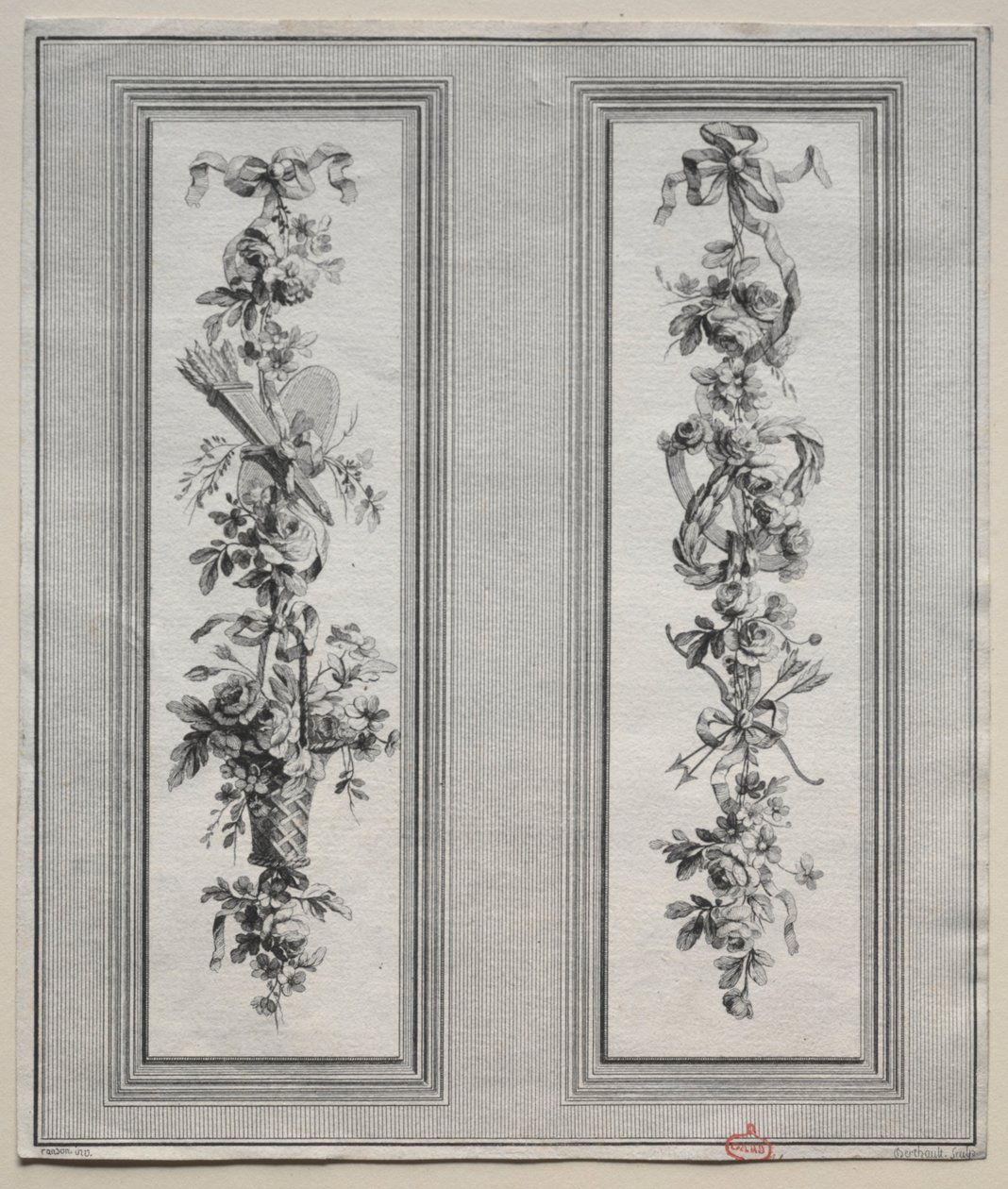 Ornamento de jardim. de Pierre Gabriel Berthault
