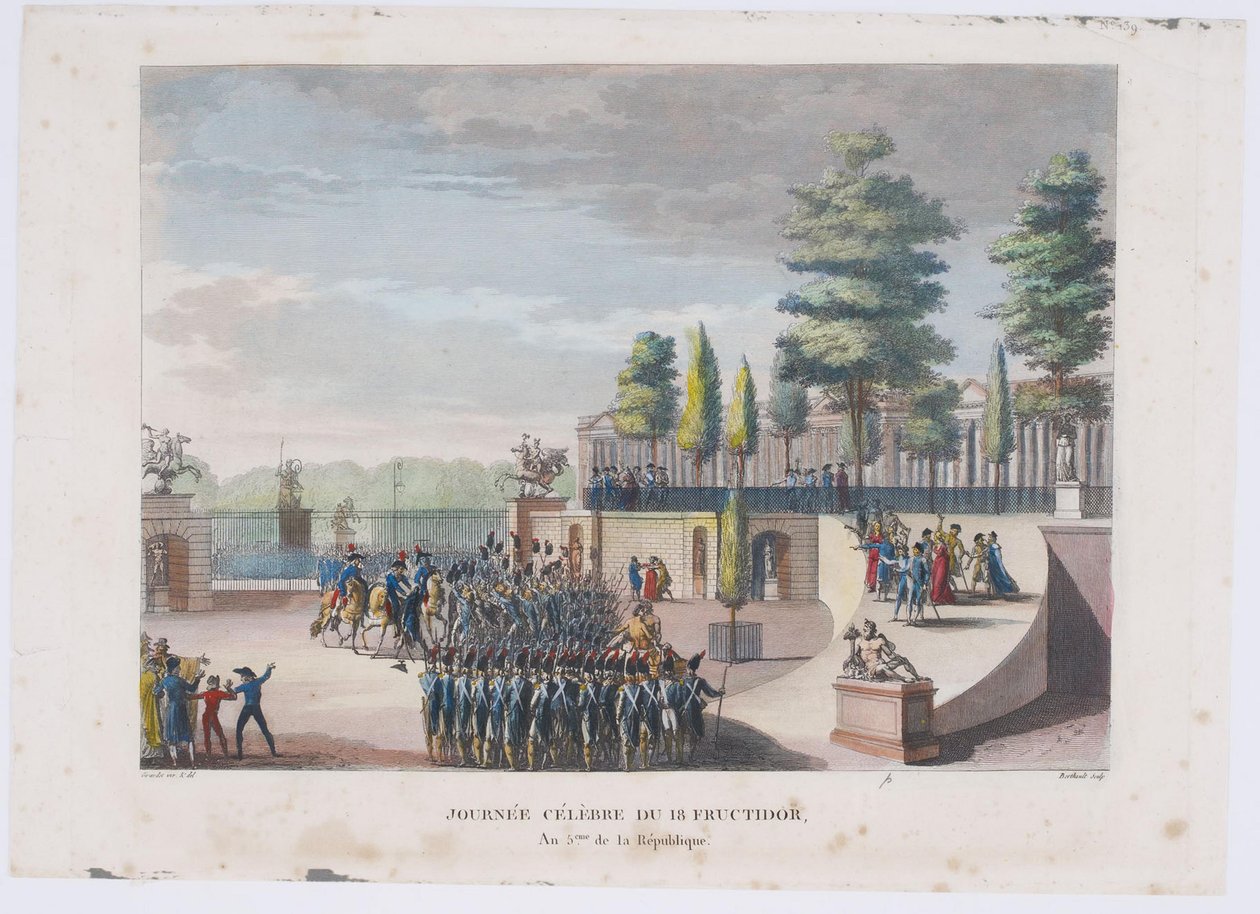 O Golpe de 18 Fructidor, Ano V, 1804 de Pierre Gabriel Berthault