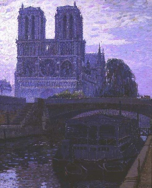 Notre Dame, Paris (óleo sobre tela) de Pierre Gaston Rigaud