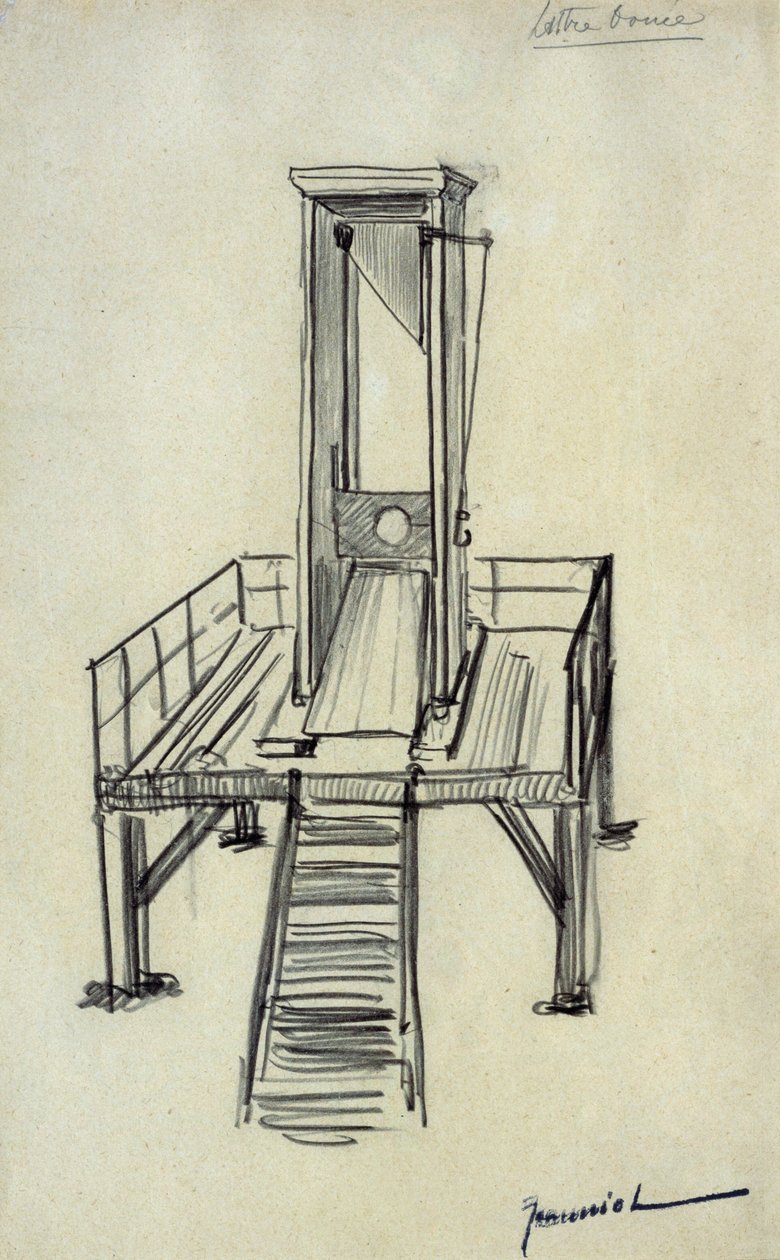 Guilhotina de Pierre Georges Jeanniot