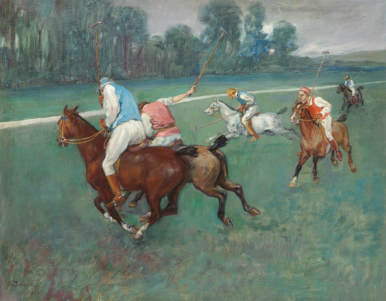 Jogadores de pólo de Pierre Georges Jeanniot